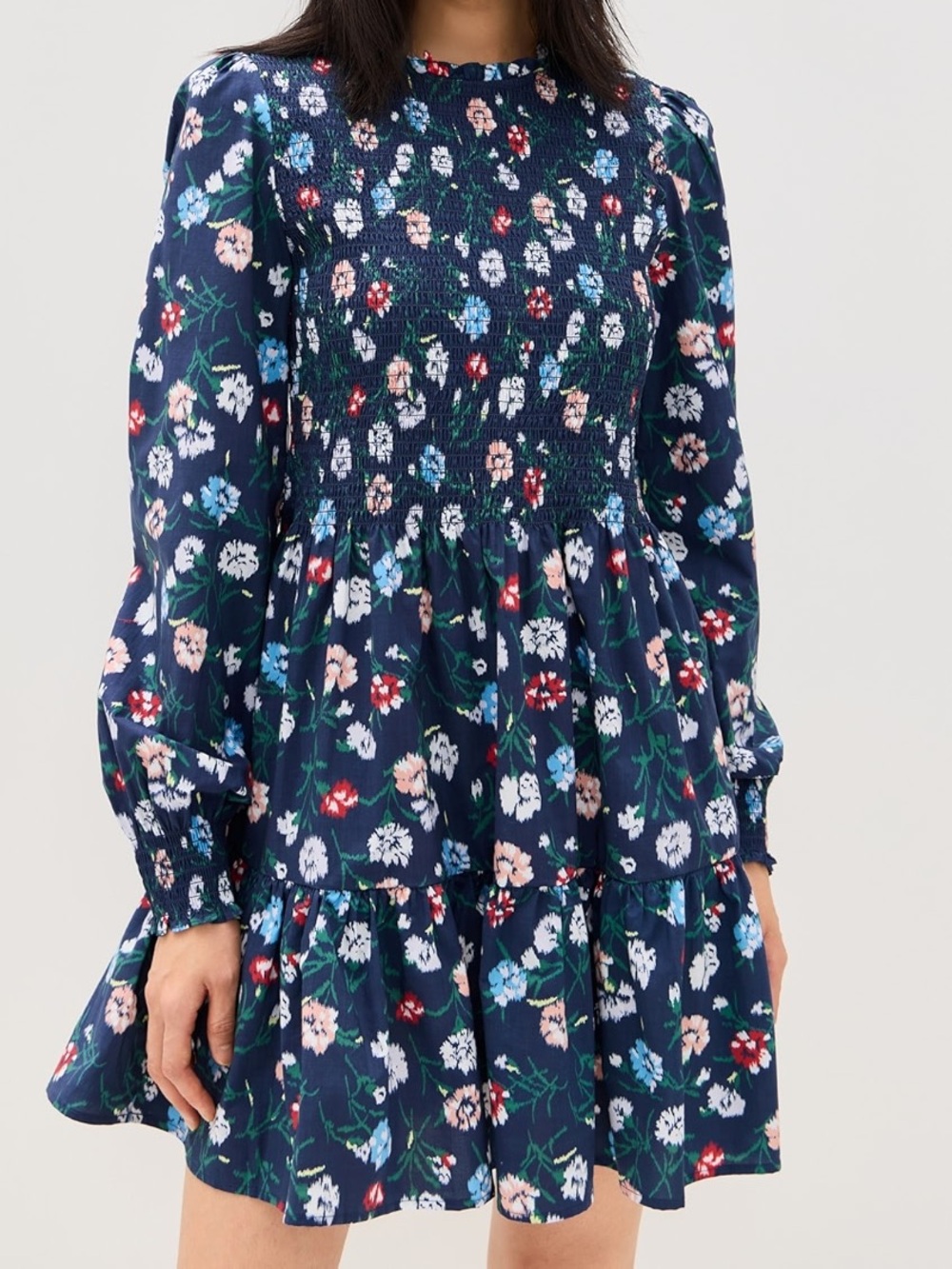 Hill House Home Viviana Mini Nap Dress - Belgravia Floral Ikat - XXL - Rare Find